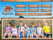 Tablet Screenshot of menageriefarmtn.com